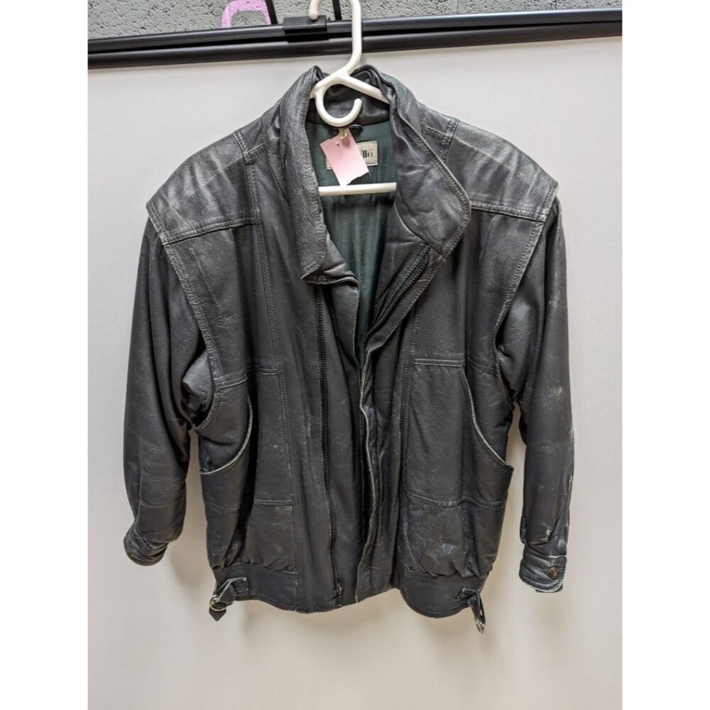 bagatelle Black Vest-Style Leather Jacket
